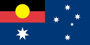 Aboriginal Australian flag